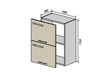 Фото В57 Тумба 2Д 50 Квадро Вип-Мастер