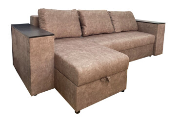 Фото Мягкий уголок Сити с открывающимися билами ДСП Венге, Вавилон 62 (СМТ) Bonnel Вика