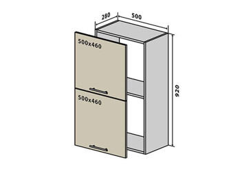 Фото В59 Тумба 2Д 50 Флет VIP-master