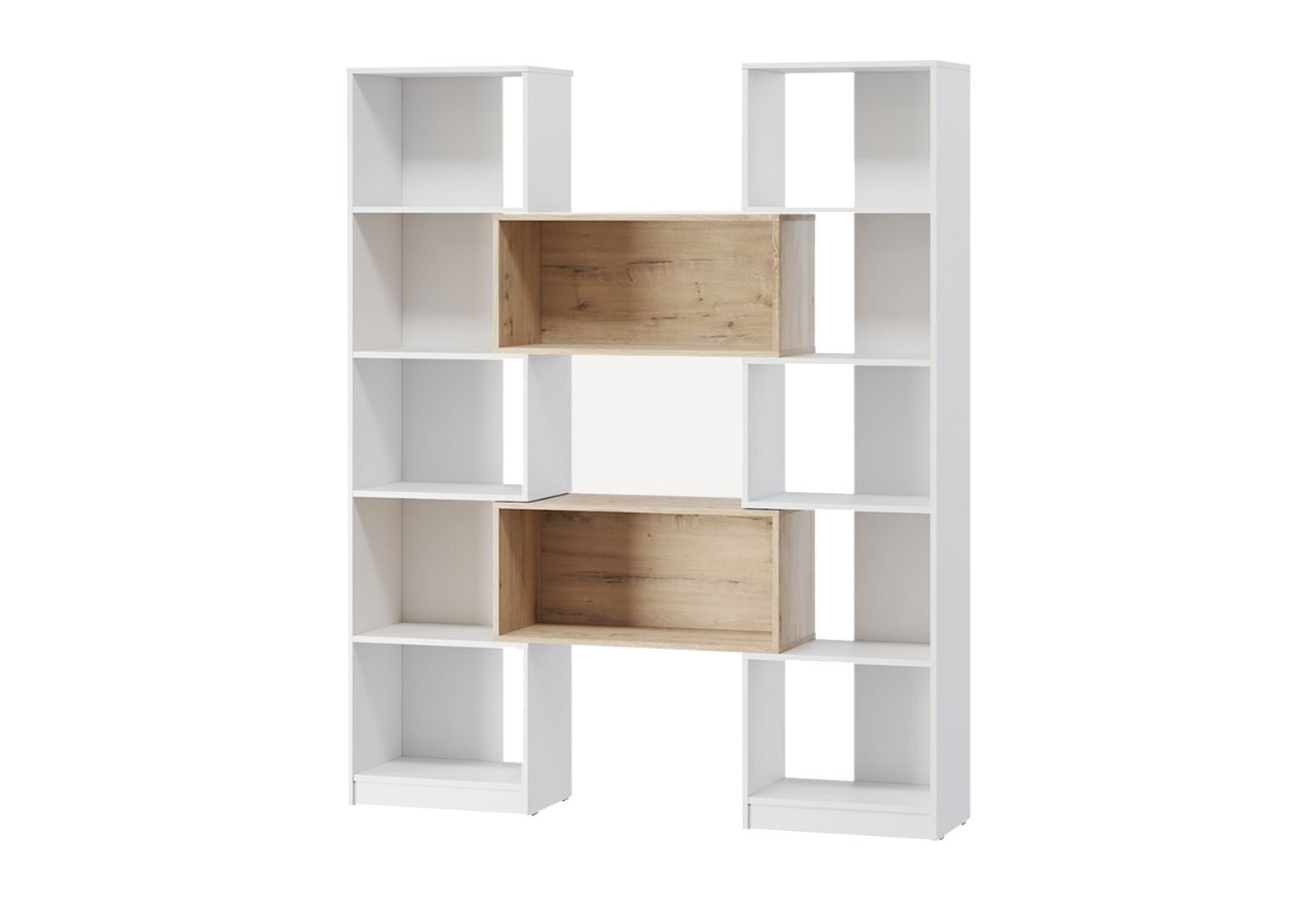 Фото 1 - Cтелаж Kredens furniture TA0001 трансформер 156 / 115 см, білий / дуб аппалачі