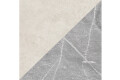 Фото 1 - Стеновая панель 2-сторонняя Известняк Кремовый / Мрамор Атлантический Серый K209 RS/K368 PH р.4100х640х10 Кроноспан