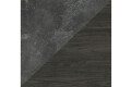 Фото 1 - Стінова панель 2-стороння Бетон Чорний / Морське Дерево Карбон K205 RS/K016 SU р.4100х640х10 Кроноспан