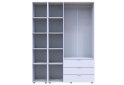 Image 5 - Шкаф Doros Гелар 4-дверная с зеркалом і 3 ящиками 155 см Белый