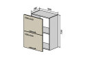 Image 1 - В57 Тумба 2Д 50 Колор-міх / Color-mix Вип-Мастер