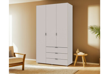 Фото Шкаф для одежды 3 ДСП 116.2х49.5х203.4 Кашемир