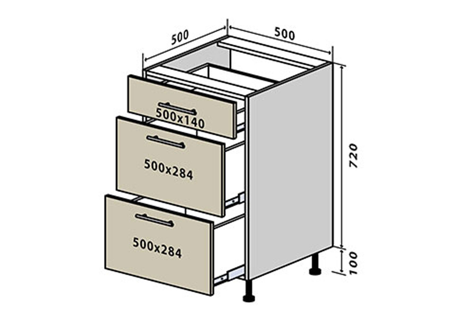 Фото 1 - Н35 Тумба 3Ш 50 Аморе Класик Патина Люкс / Amore Classic Patina Luxe Вип-Мастер