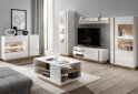 Изображение 1 - Комплект в гостиную Perfect Home Арко / Arco, белый глянец / дуб грандсон