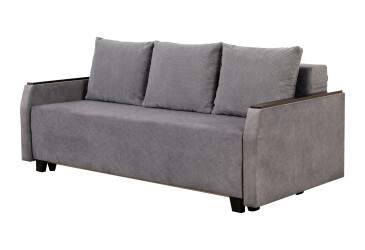 Фото Диван Элегант Бенефит 43 208x93 см серый
