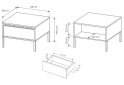 Изображение 6 - Стол журнальный Perfect Home Сенсо / Senso 68х68 см, черный