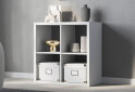 Image 2 - Стелаж на 4 комірки Kredens furniture Vira / Віра-0004 76 см білий