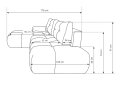 Зображення 11 - М'який куточок Perfect Home Soho 288х176 см кут Г Бежевий (Now or never 06)