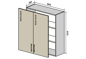 Фото В48 Тумба 2Д 80 ГаМа / GaMa Вип-Мастер