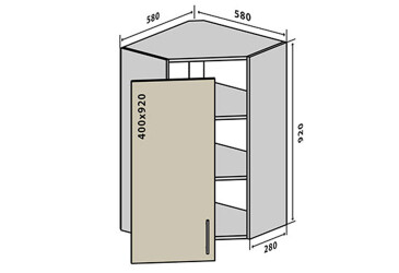 Фото В54 Тумба 1Д 58 ГаМа / GaMa Вип-Мастер