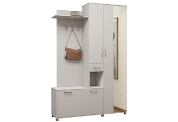 Фото Прихожая Svit Mebliv Реприза 140 см артвуд светлый / пепельный