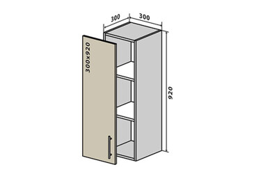 Фото В42 Тумба 1Д 30 ГаМа / GaMa Люкс Вип-Мастер