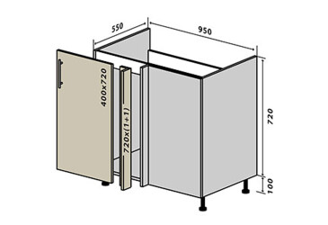 Фото Н15 Заглушка мойка 1Д 95 ГаМа / GaMa Люкс Вип-Мастер