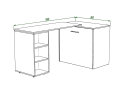 Изображение 4 - Кровать-трансформер Knap Knap Sirim / Сирим-C2 (4 в 1) 80х200 см со столом и полками, дуб сонома