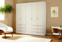 Фото 2 - Шкаф Doros Гелар 2+3 ДСП 5-дверный с 6 ящиками 194 см Кашемир