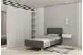 Фото 2 - Кровать Вика Валенсия 90х200 см темно-серый