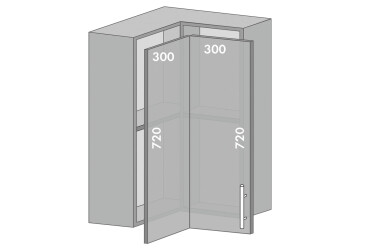 Фото Верх 55 Хай Глосс / High Gloss MebelStar