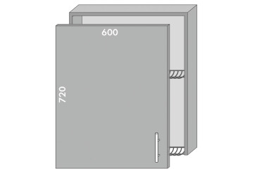 Фото Верх 610 Сушка Міррор Глосс / Mirror Gloss MebelStar