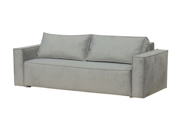 Фото Диван Вика Рекам 229х95 см, серый (Malcolm 53)