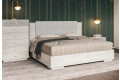Фото 2 - Ліжко Світ Меблів Вівіан із вкладом і матрацом 160х200 см, аляска / моноліт