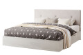 Фото 1 - Ліжко Світ Меблів Ромбо із вкладом і матрацом 160х200 см, артвуд світлий