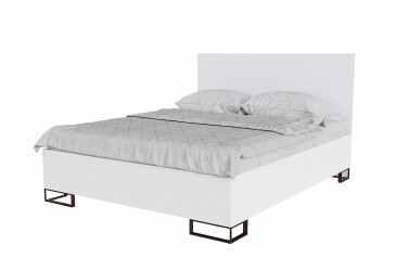 Фото Ліжко Art In Head Аскет з матрацом 140х200 см біле