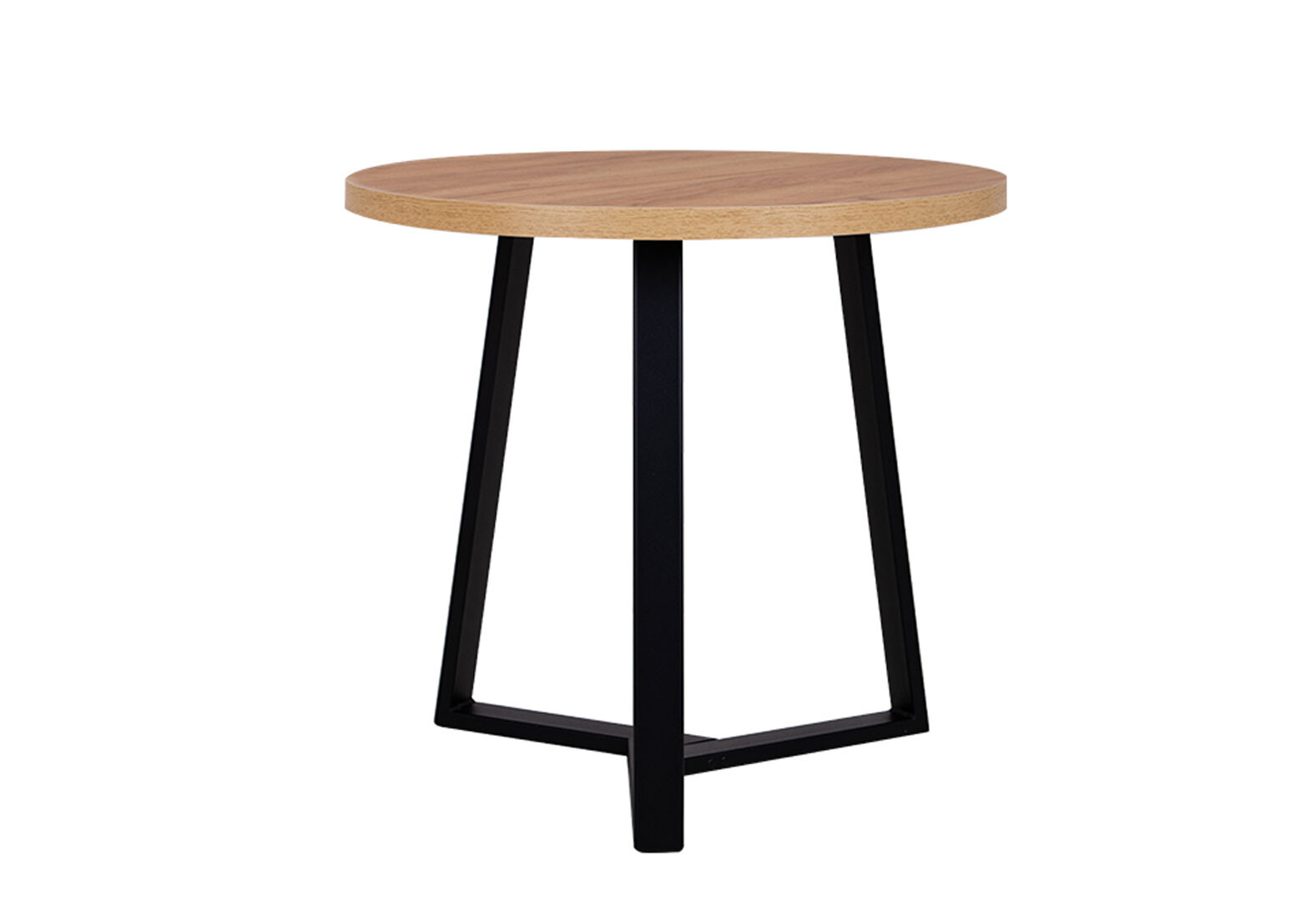 Фото 2 - Стіл обідній Новий Стиль Calipso black (36) D800 80x80 см, дуб золотий