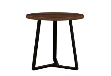 Фото Стол обеденный Новый Стиль Calipso black (36) D800 80x80 см, орех тиеполо