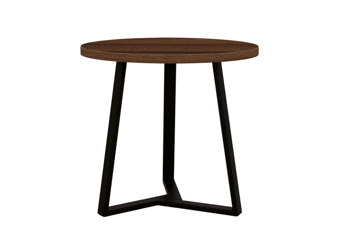 Фото Стол обеденный Новый Стиль Calipso black (36) D800 80x80 см, орех тиеполо