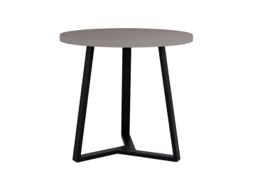 Фото Стол обеденный Новый Стиль Calipso black (36) D800 80x80 см, серый шифер