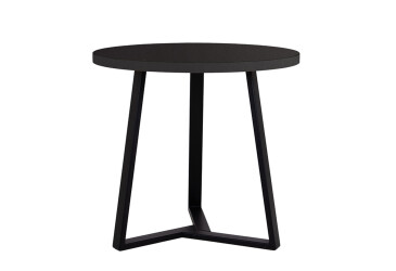 Фото Стол обеденный Новый Стиль Calipso black (36) D800 80x80 см, черный