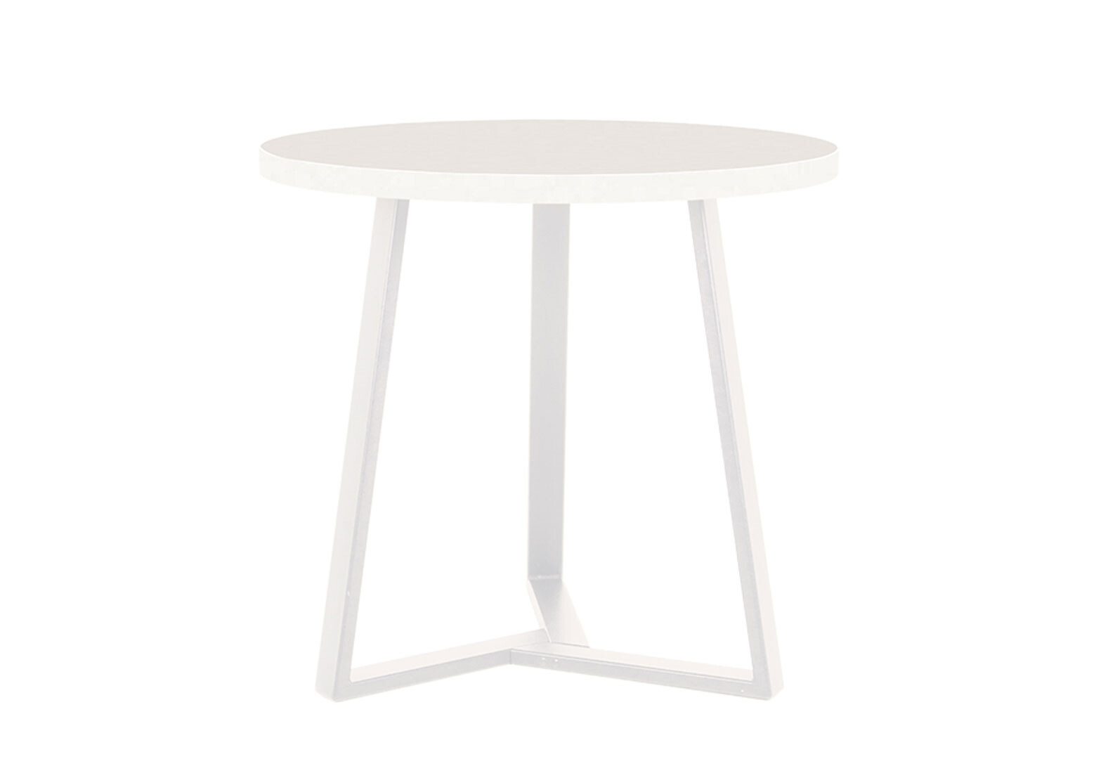 Фото 1 - Стіл обідній Новий Стиль Calipso white (36) D800 80x80 см, білий