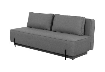 Фото Диван Элегант Бенефит 84 203x88 см серый