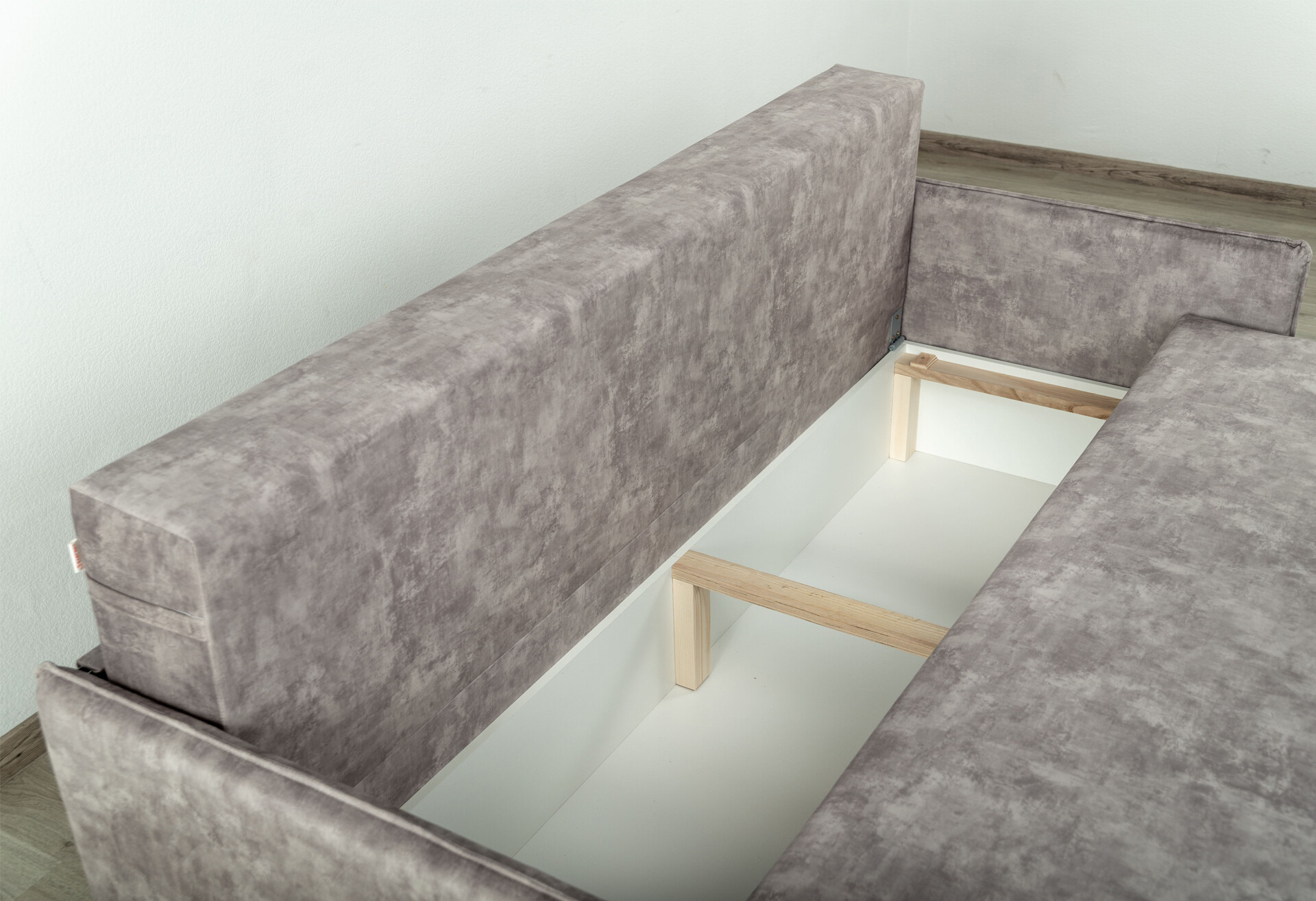 Фото 7 - Диван Elegant Бенефіт 73 213x103 см сірий