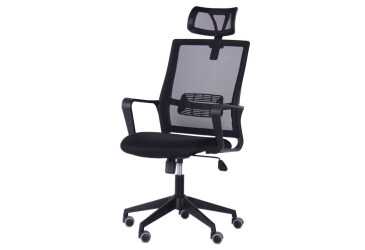 Фото Кресло АМФ Matrix HR сиденье А-1/спинка Сетка черная