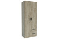 Фото 2 - Шкаф Garant Simple / Симпл 2-дверная с 2 ящиками 80 см дуб крафт серый
