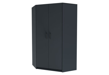 Image Шкаф уголовой Garant Simple / Симпл 2-дверная 115 см, серый графит