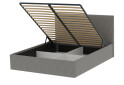 Фото 4 - Ліжко-подіум MiroMark Лілі / Lily з матрацом Софія Нью 160x200 підйомне з каркасом, сіре