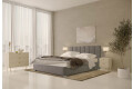 Фото 2 - Ліжко Eurosof Біатріс 180х200 см з нішею та металопідйомником, сірий
