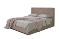 Фото 3 - Ліжко Eurosof Олівія 160х200 см з нішею та металопідйомником, бежевий