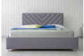 Фото 4 - Ліжко Eurosof Тіффані 160х200 см з нішею та металопідйомником, сірий
