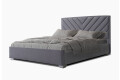 Фото 3 - Ліжко Eurosof Тіффані 160х200 см з нішею та металопідйомником, сірий