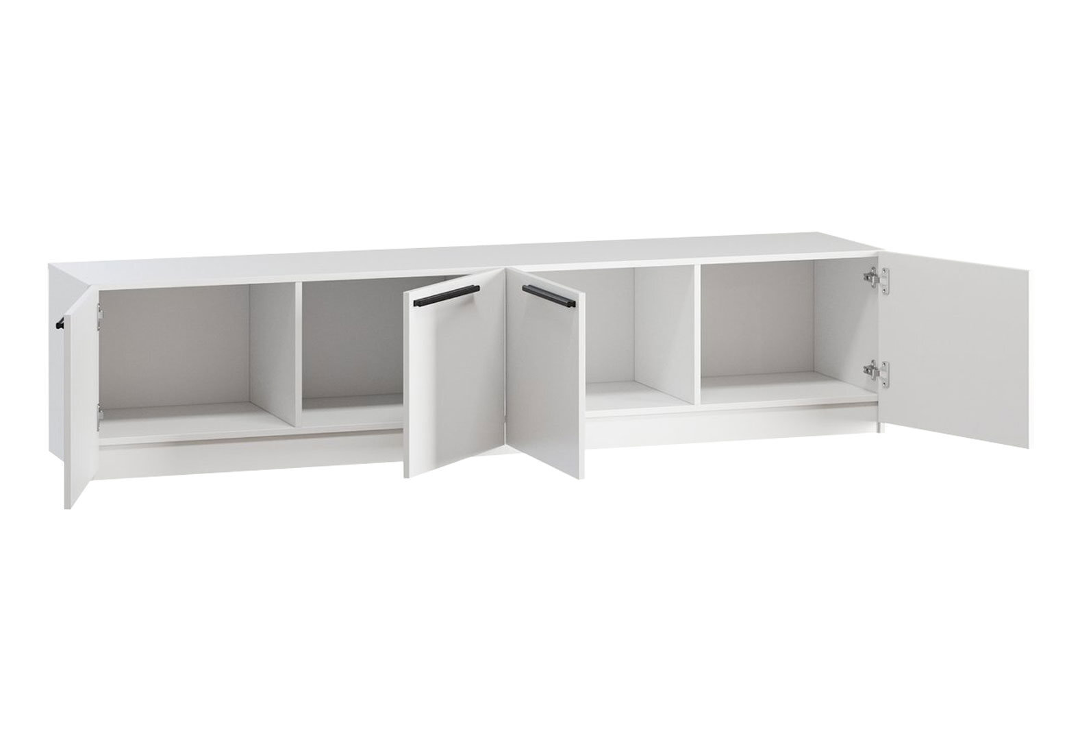 Фото 4 - Тумба під ТВ Kredens furniture Venus (0004) з 4 дверцятами 200 см, білий