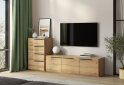 Image 2 - Тумба під ТВ Kredens furniture Venus (0005) з 3 дверцятами 150 см, дуб аппалачі