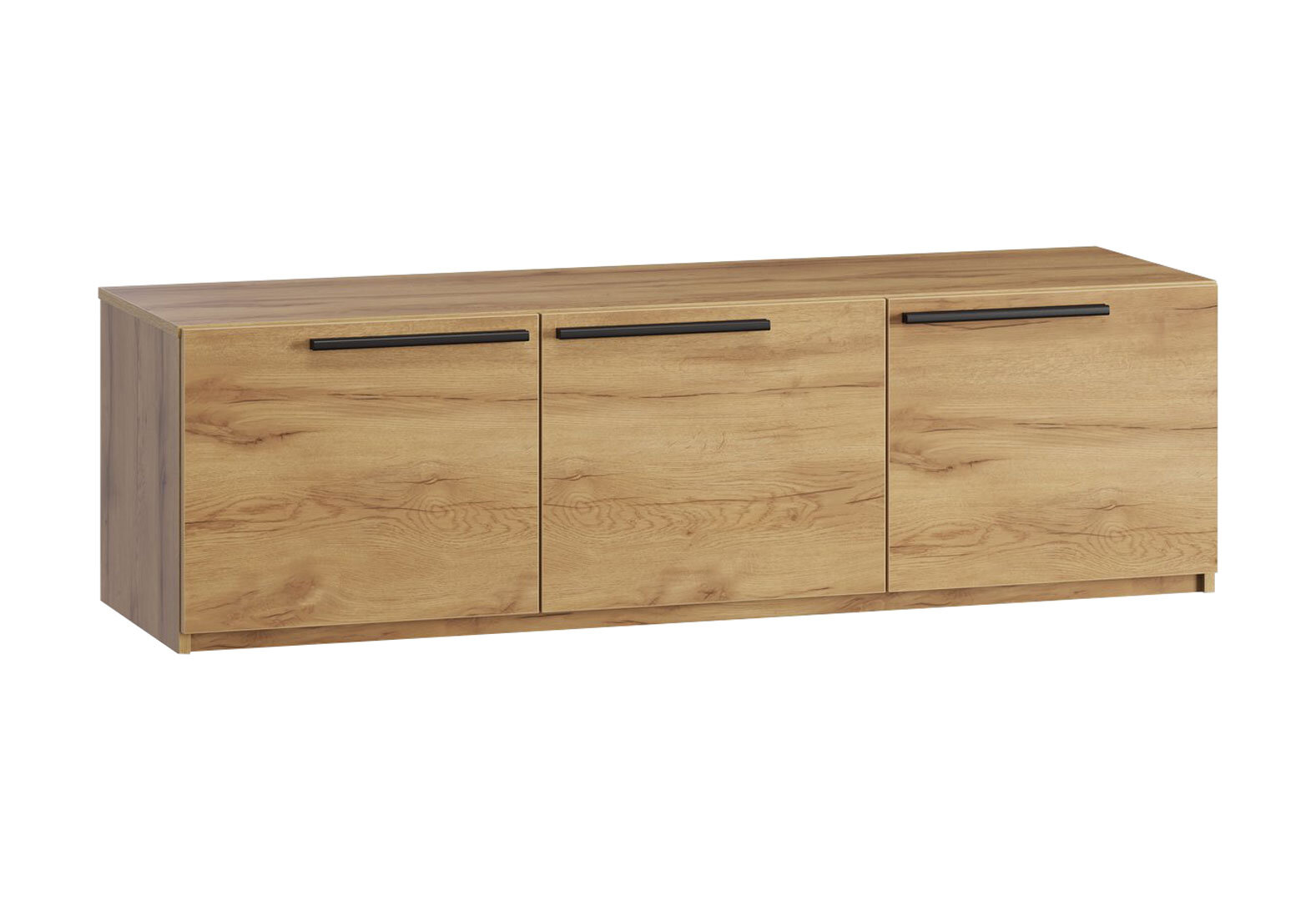 Фото 3 - Тумба під ТВ Kredens furniture Venus (0005) з 3 дверцятами 150 см, дуб аппалачі