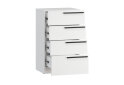 Image 4 - Комод Kredens furniture Venus (0007) з 4 шухлядами 55 см, білий