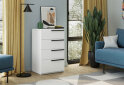 Image 2 - Комод Kredens furniture Venus (0007) з 4 шухлядами 55 см, білий